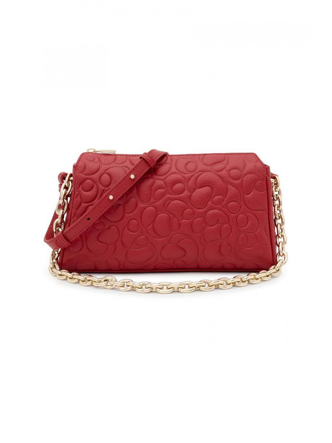 Kožená kabelka Tous Greta červená barva 2002019617